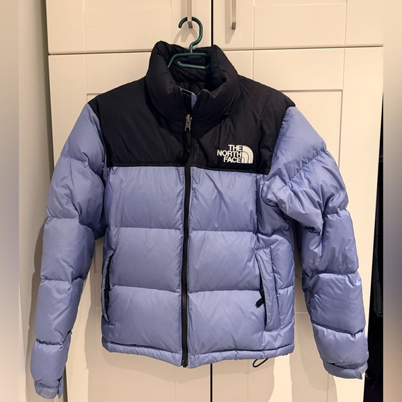 The North Face Jackets & Blazers - The North Face Black and Blue Retro Nuptse Down Jacket
